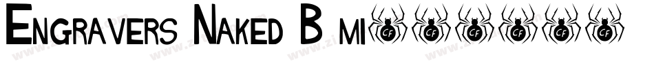 Engravers Naked B mi字体转换